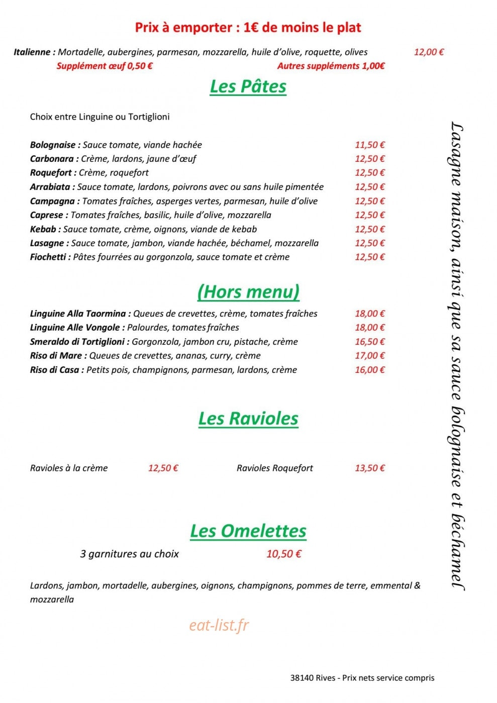 La Romaine — carte page 3