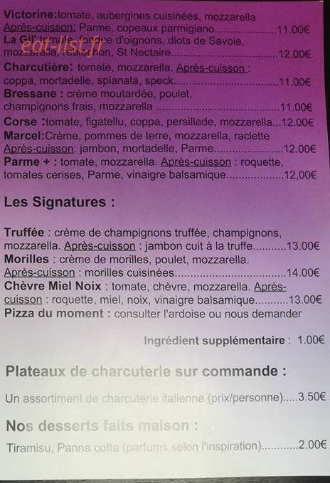 Pizza & Basta — carte page 3