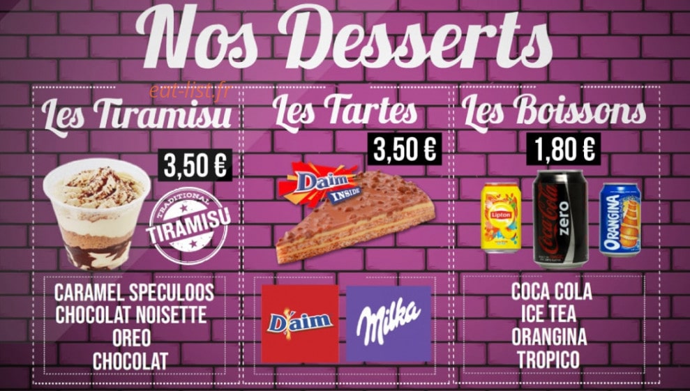 Tacos King — carte page 8