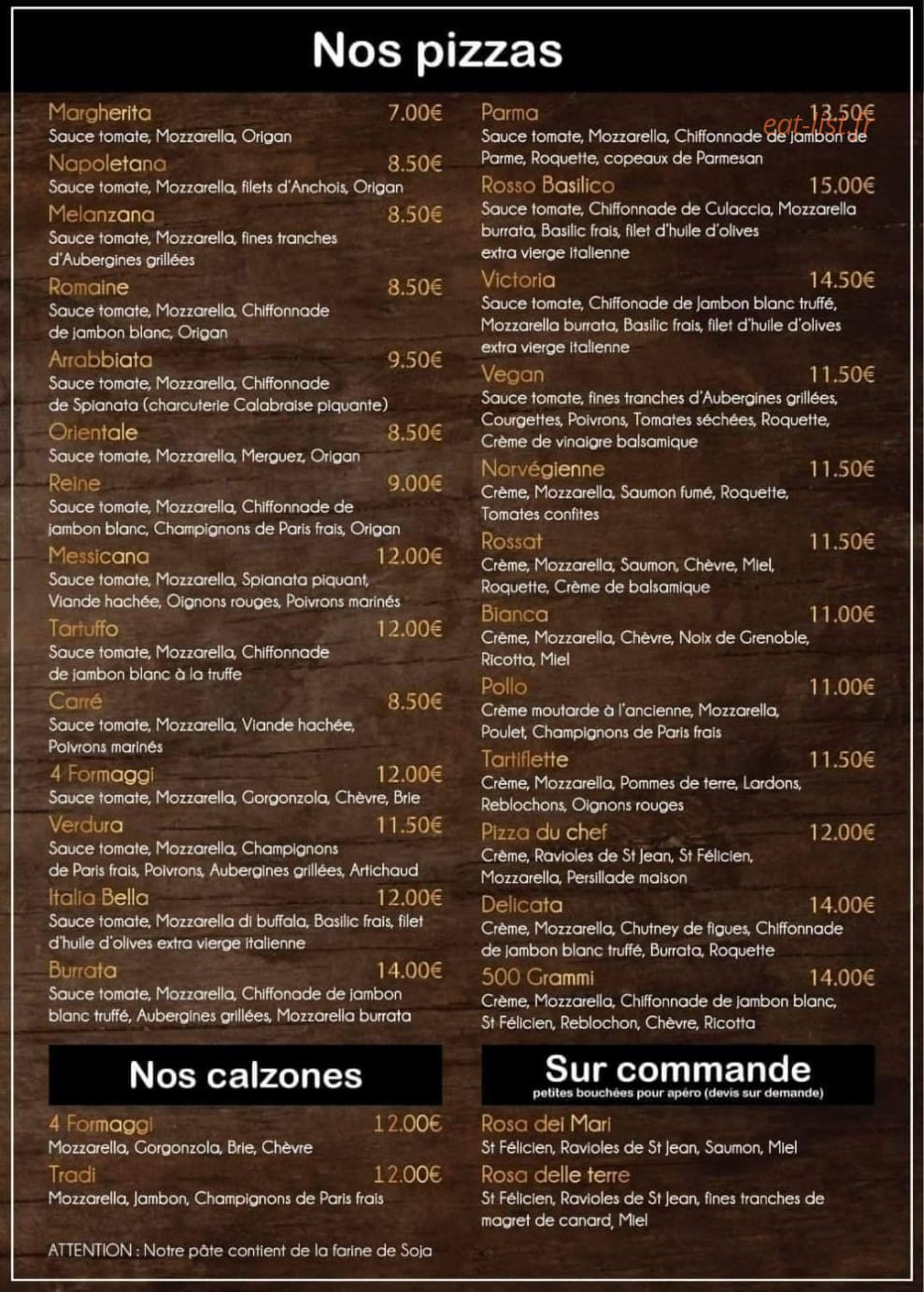 Rosso basilico — carte page 2