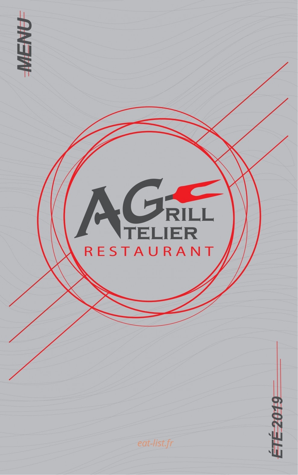 Atelier grill — carte page 1
