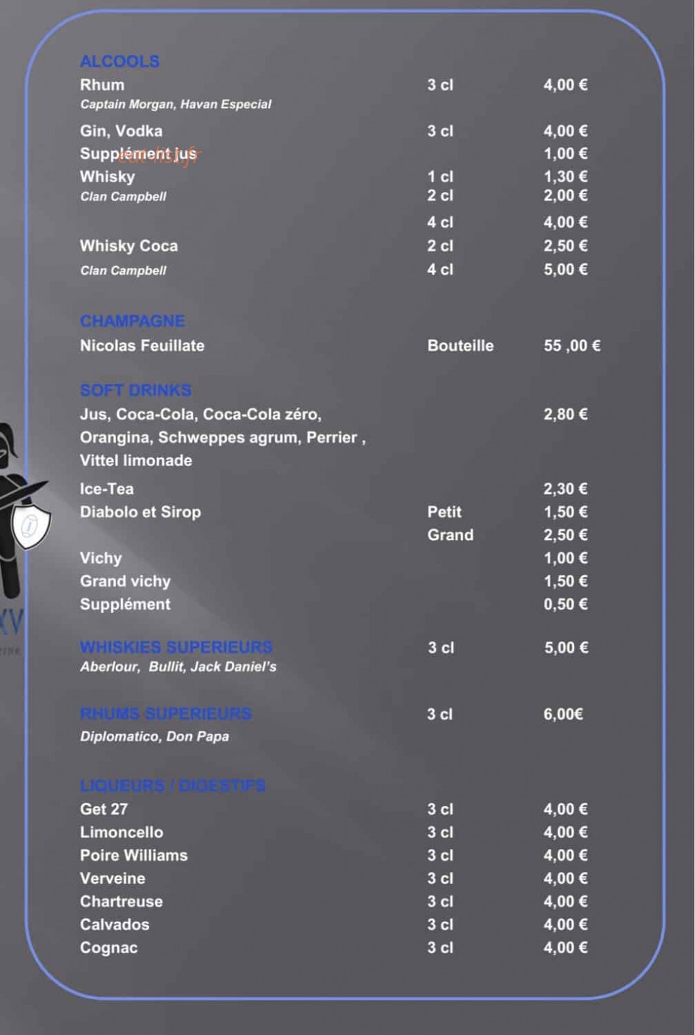 Au XV — carte page 4