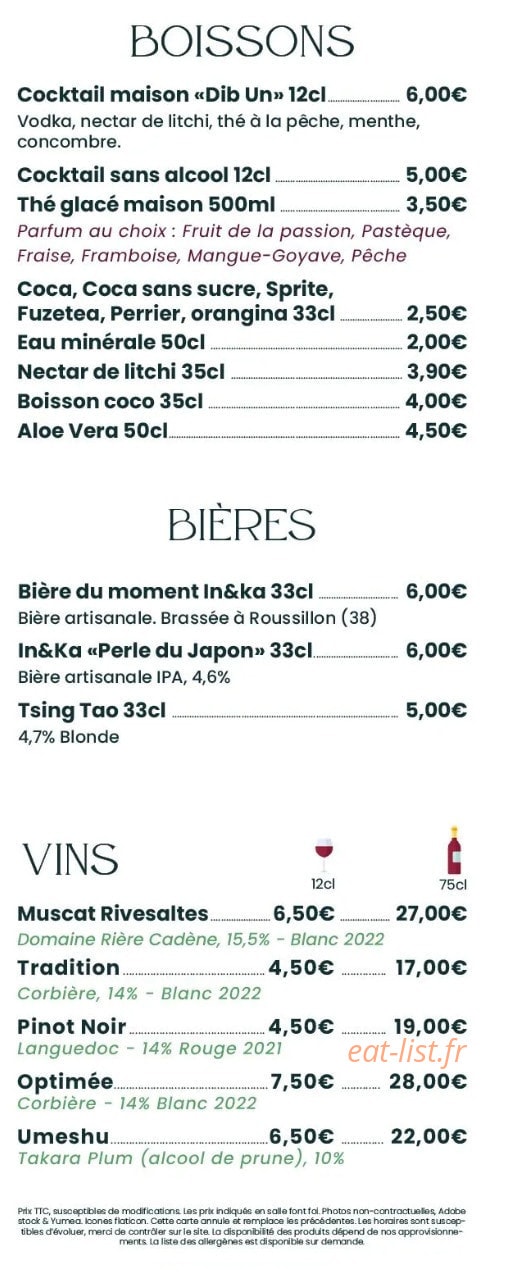 In Bùn — carte page 6