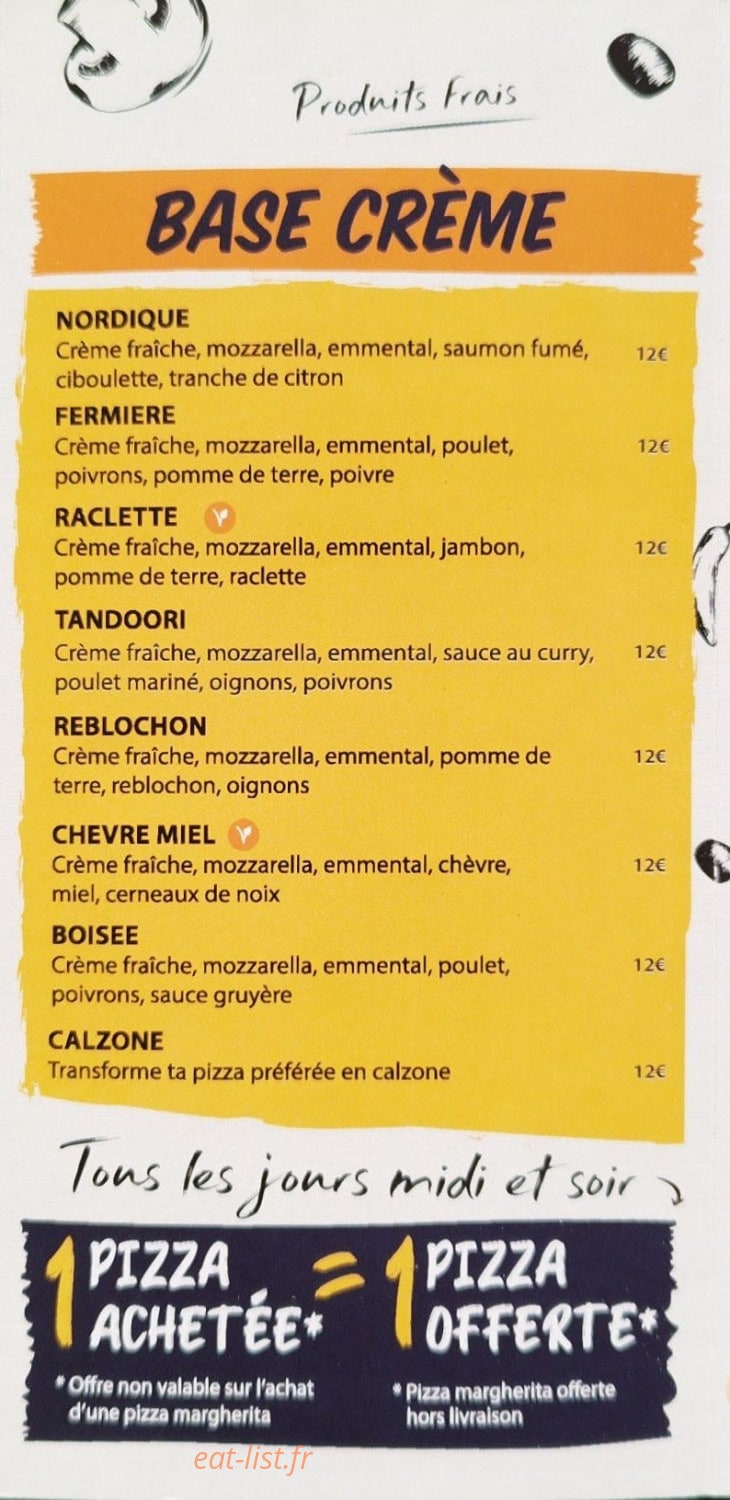 Time Pizza — carte page 3