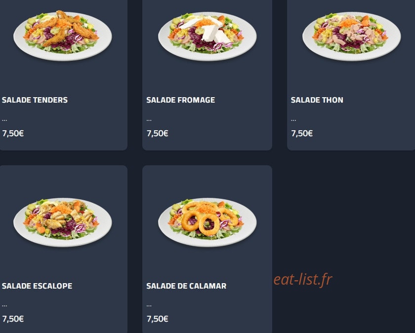 My Resto — carte page 7