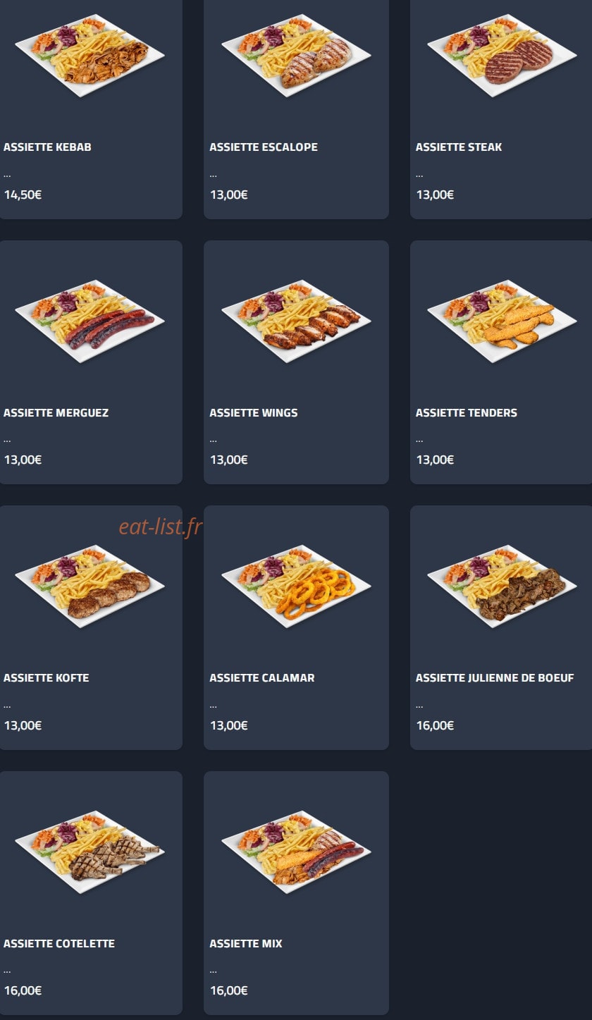 My Resto — carte page 1