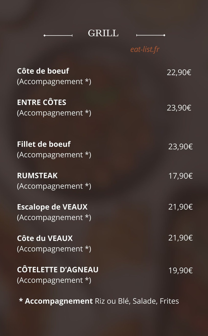 Nej Et Restaurant — carte page 6