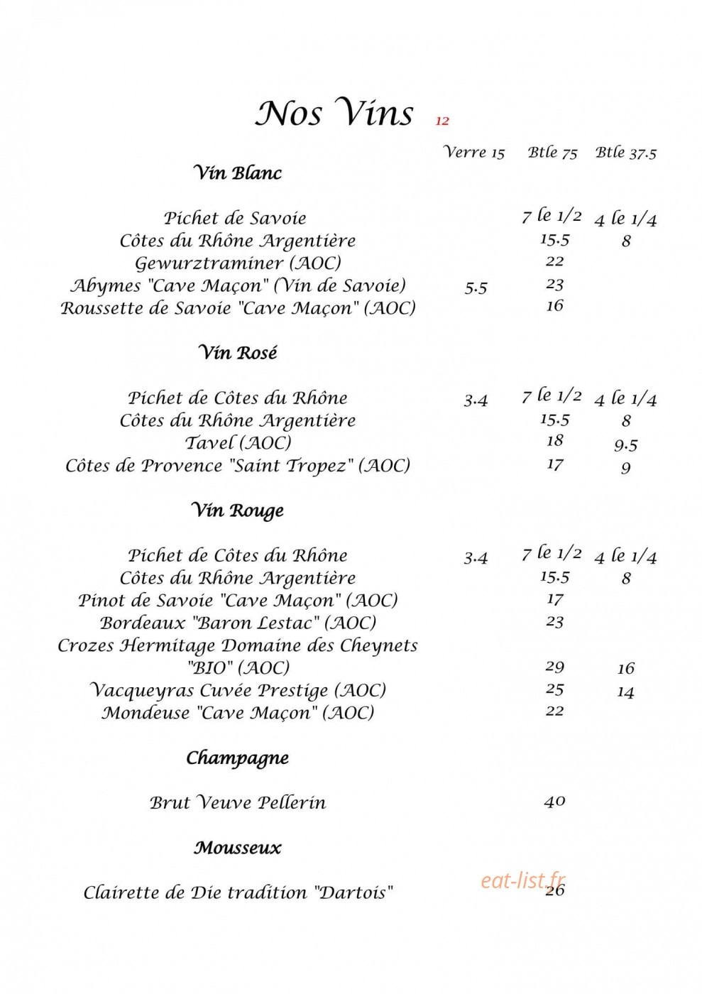 Hôtel des Voyageurs — carte page 9