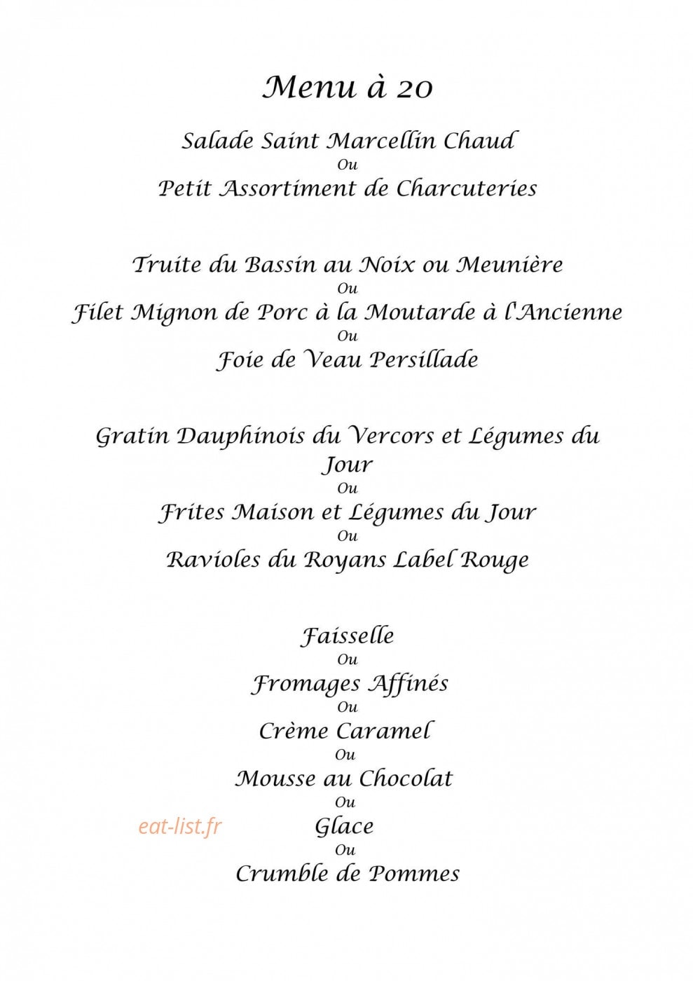 Hôtel des Voyageurs — carte page 6