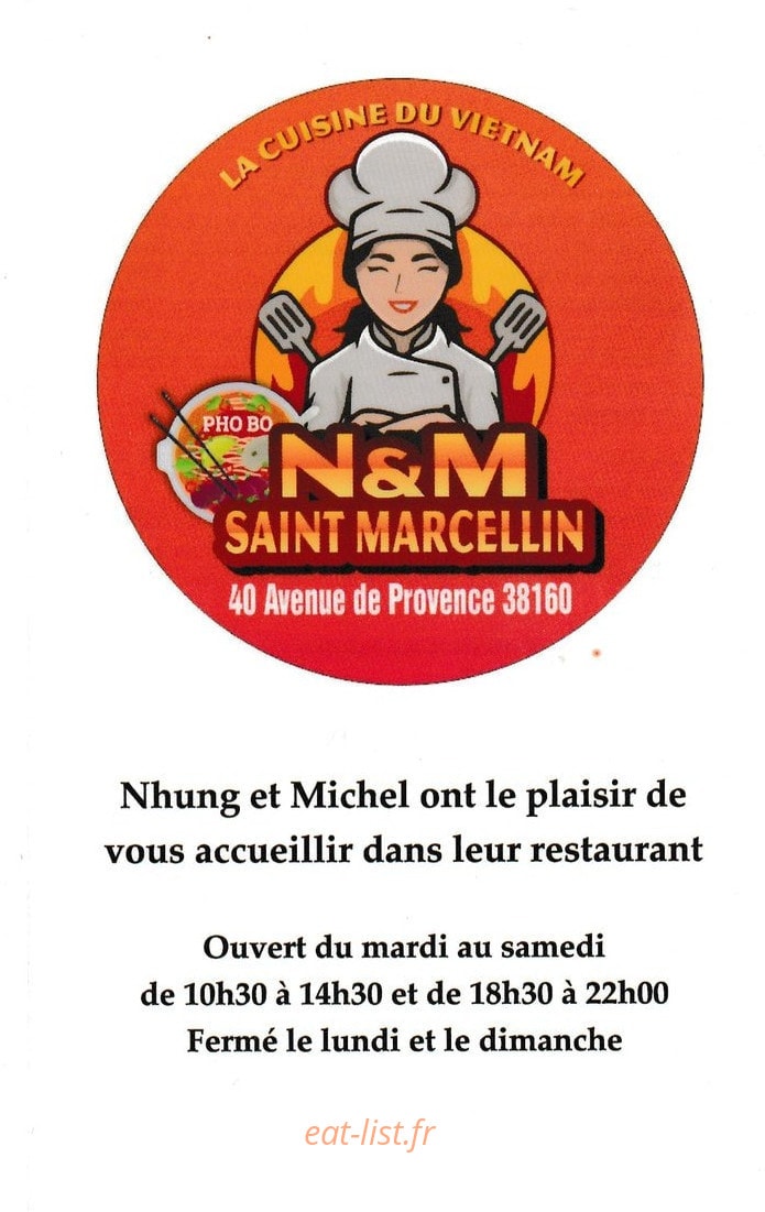 Carte et menu La Cuisine du Vietnam,