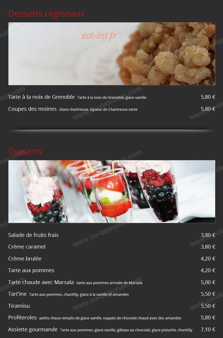 Le Rustic' — carte page 8