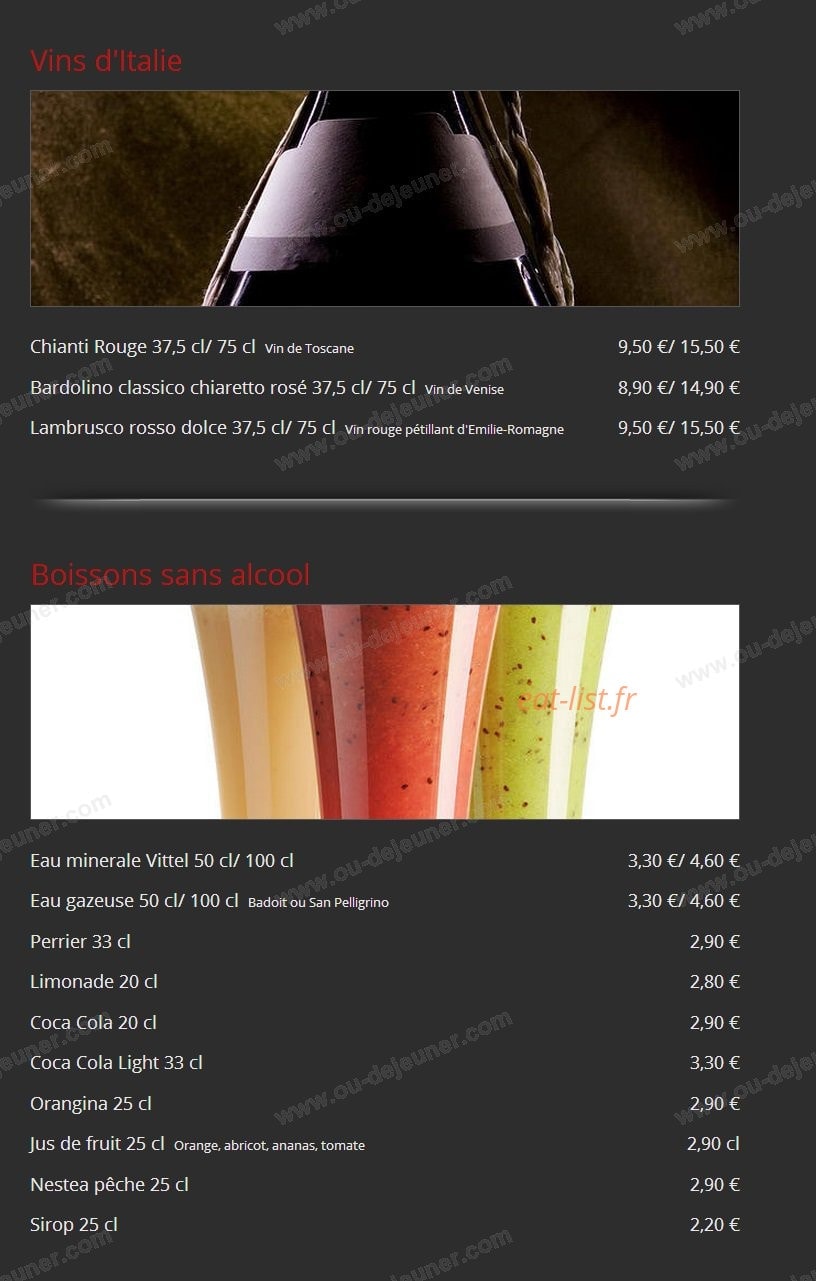 Le Rustic' — carte page 11
