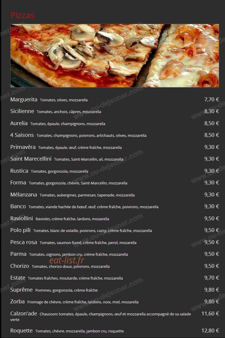 Le Rustic' — carte page 2