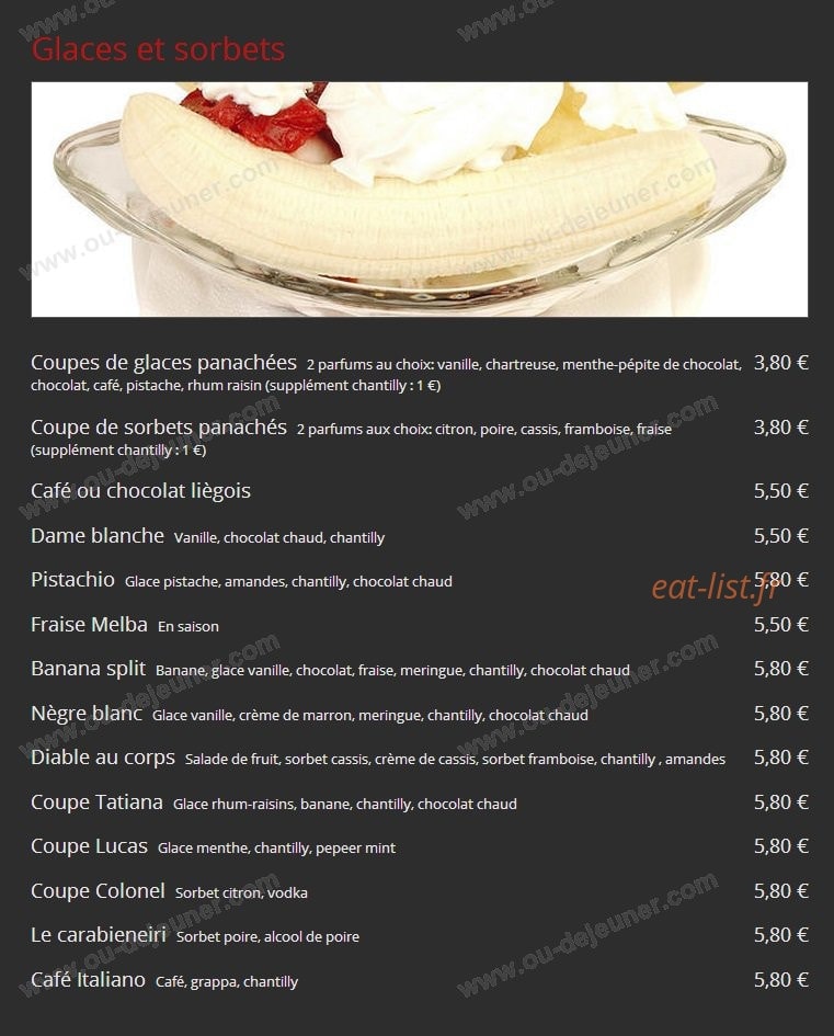 Le Rustic' — carte page 9
