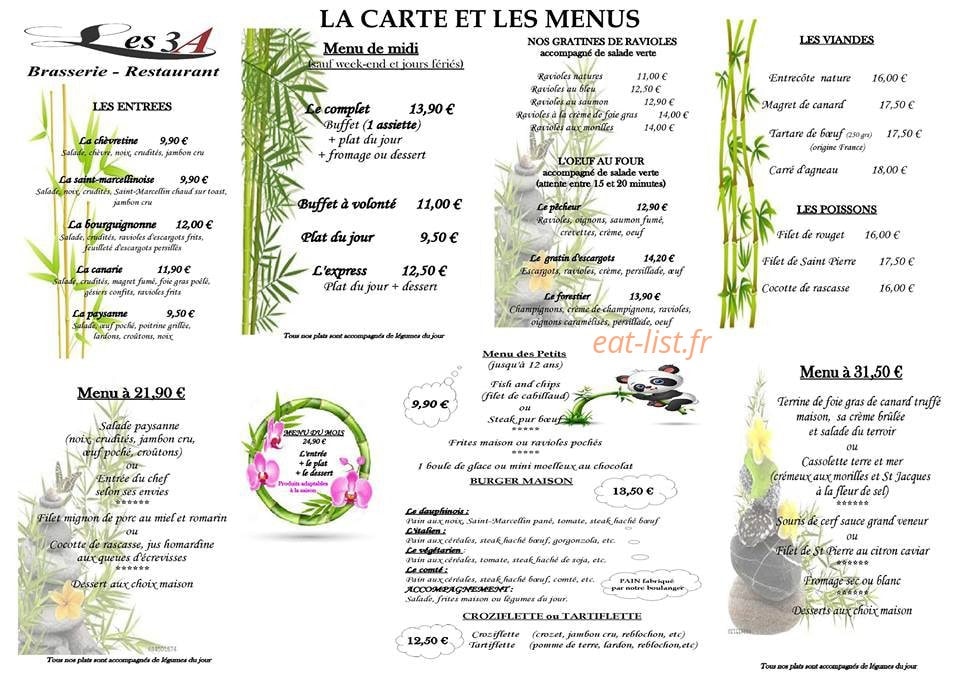 Les 3A — carte page 1