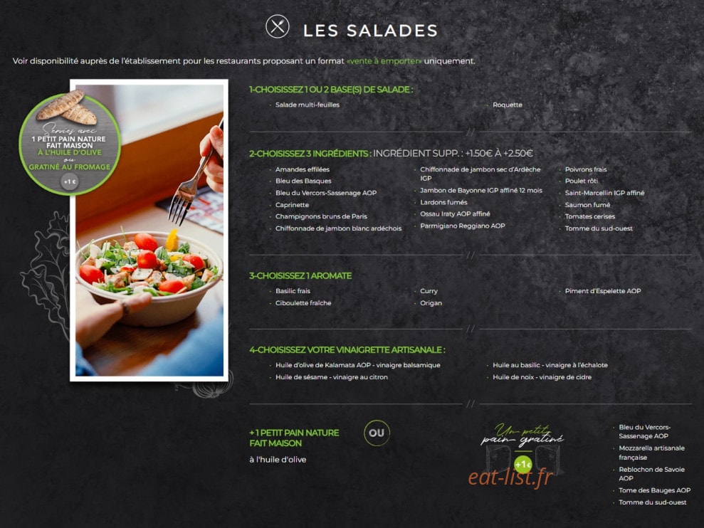 Basilic & Co — carte page 1