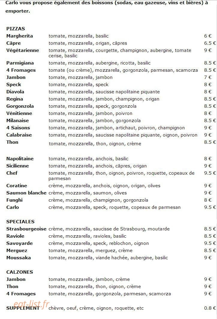 Carlo — carte page 1