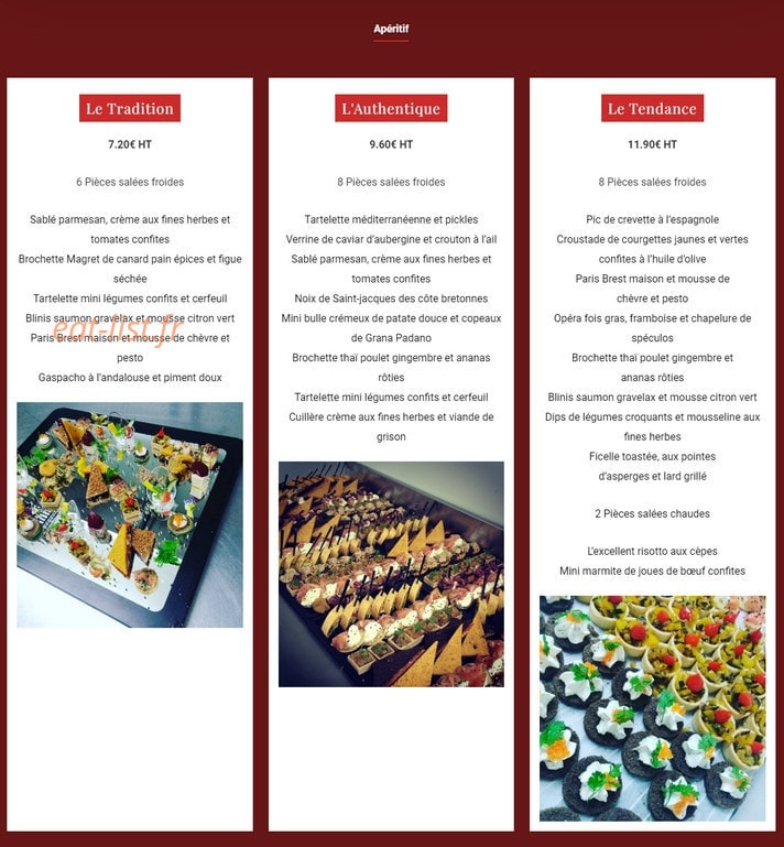 L'Excellence — carte page 10