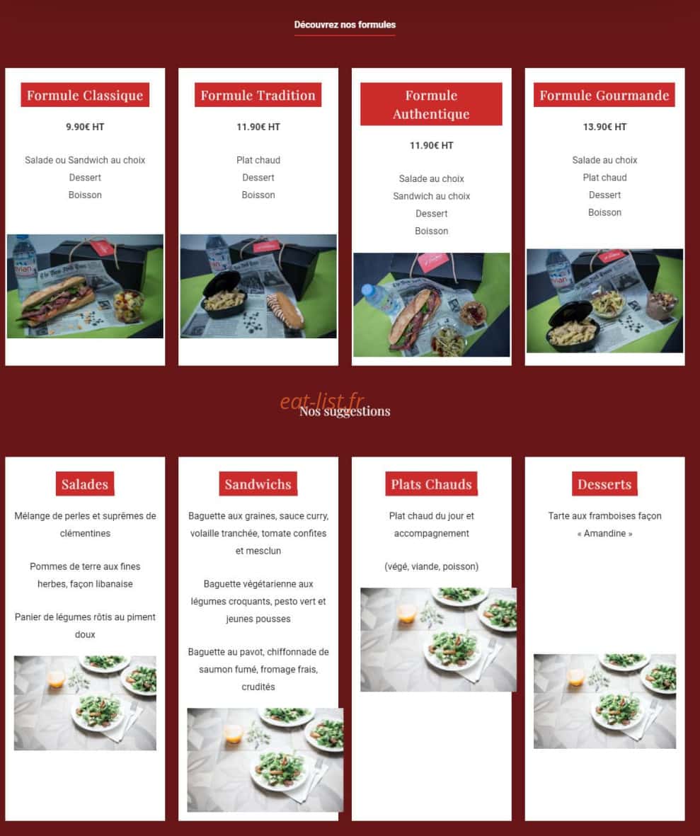 L'Excellence — carte page 3