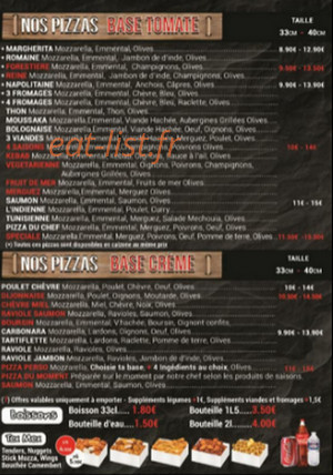 Le Comptoir — carte page 4