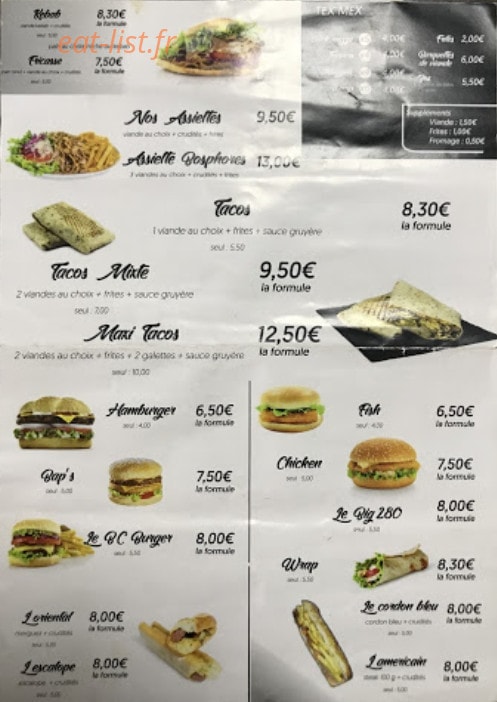 TM Food — carte page 2