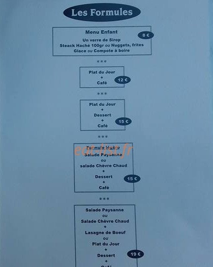 Brasserie Npa — carte page 3