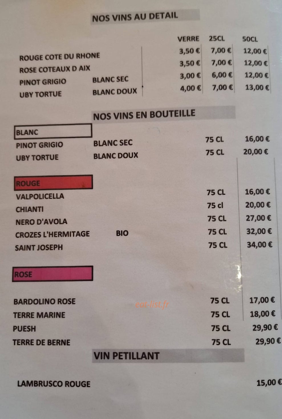 Chez Nous — carte page 6
