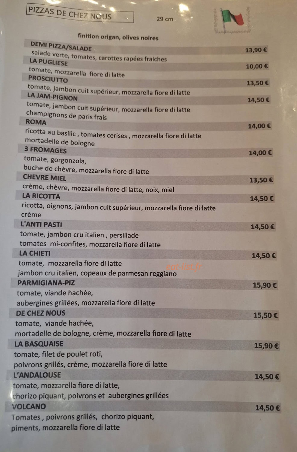 Chez Nous — carte page 1