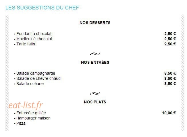 La regaliere — carte page 1