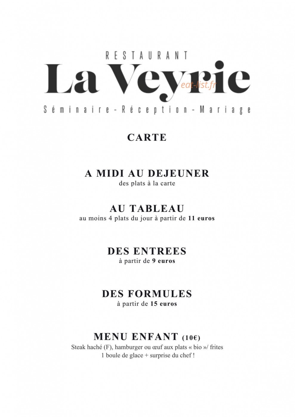 La Veyrie — carte page 1