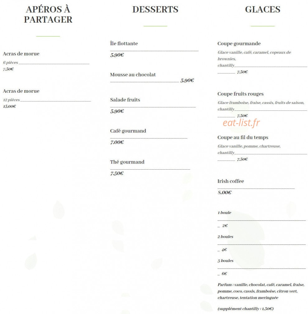 Au Fil du Temps — carte page 3