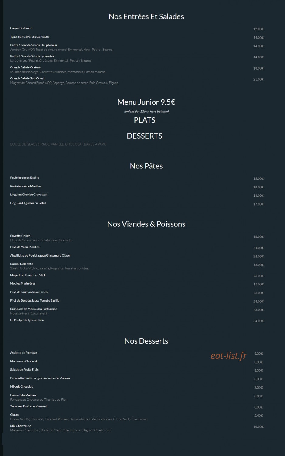 Le Lycene Bleu — carte page 1