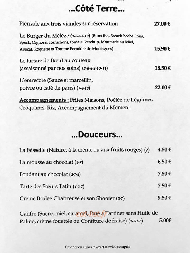 Le Mélèze — carte page 4