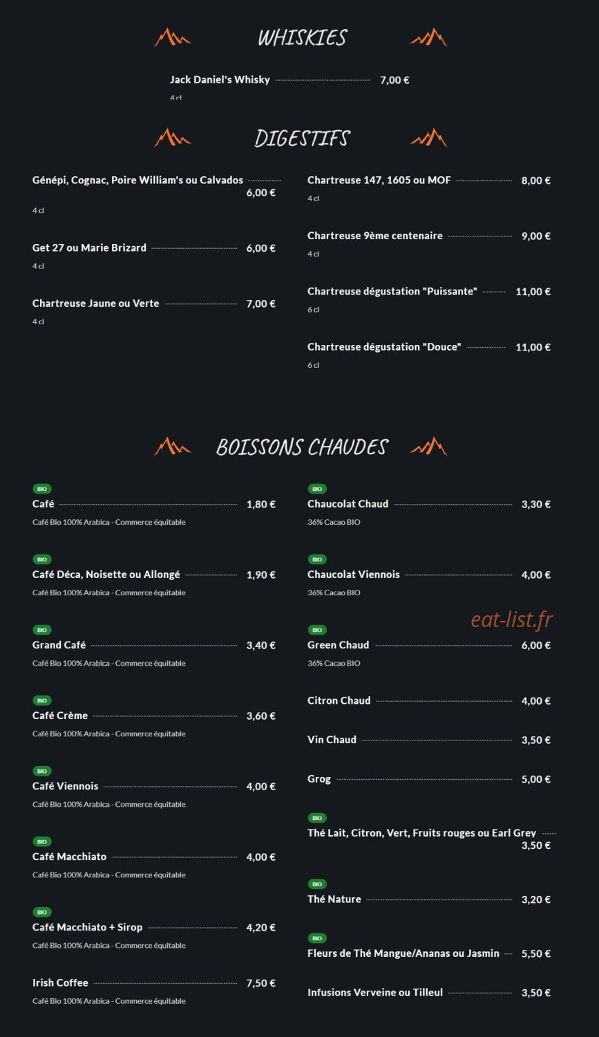 Le Rocher Blanc — carte page 7