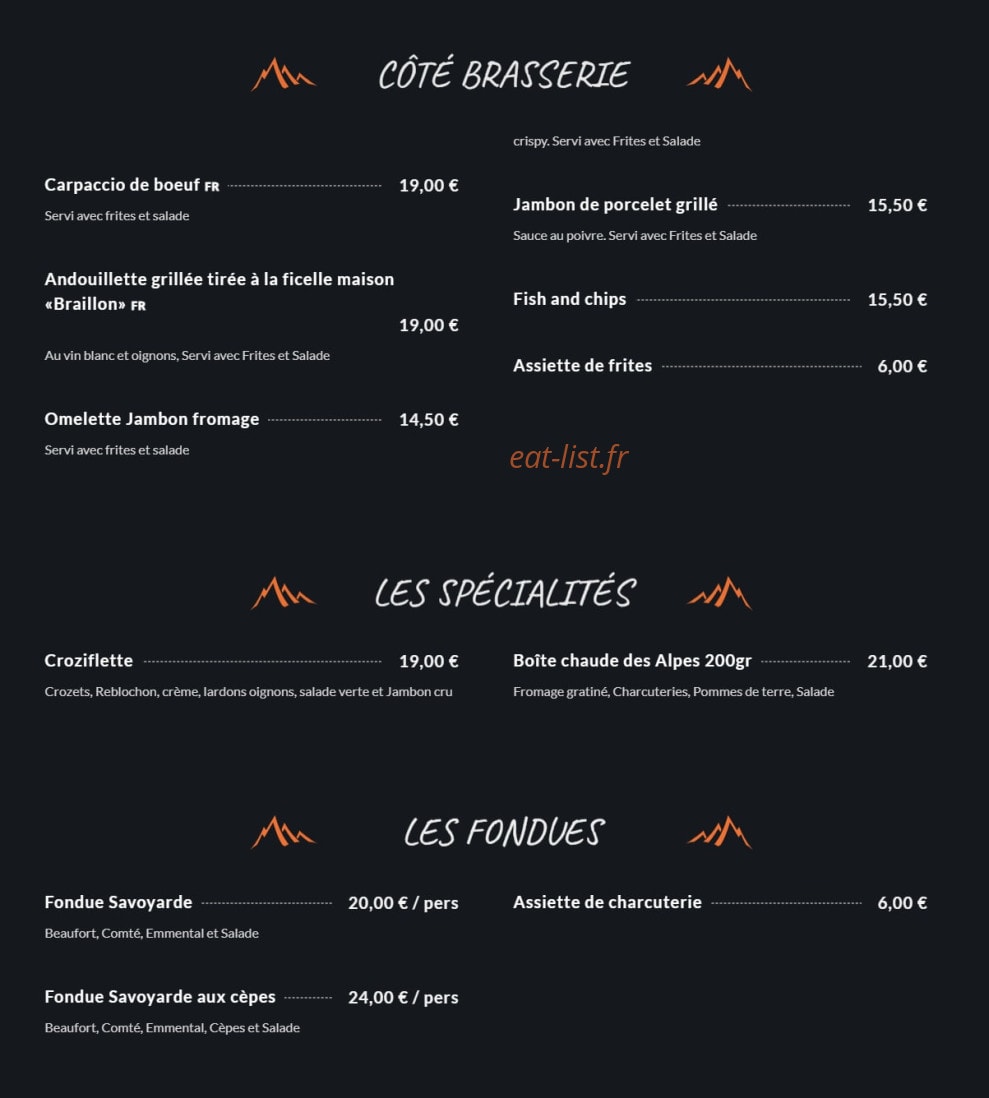 Le Rocher Blanc — carte page 2