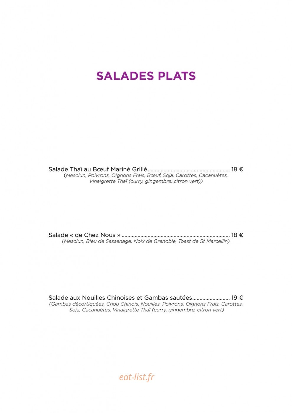 The Station house — carte page 6