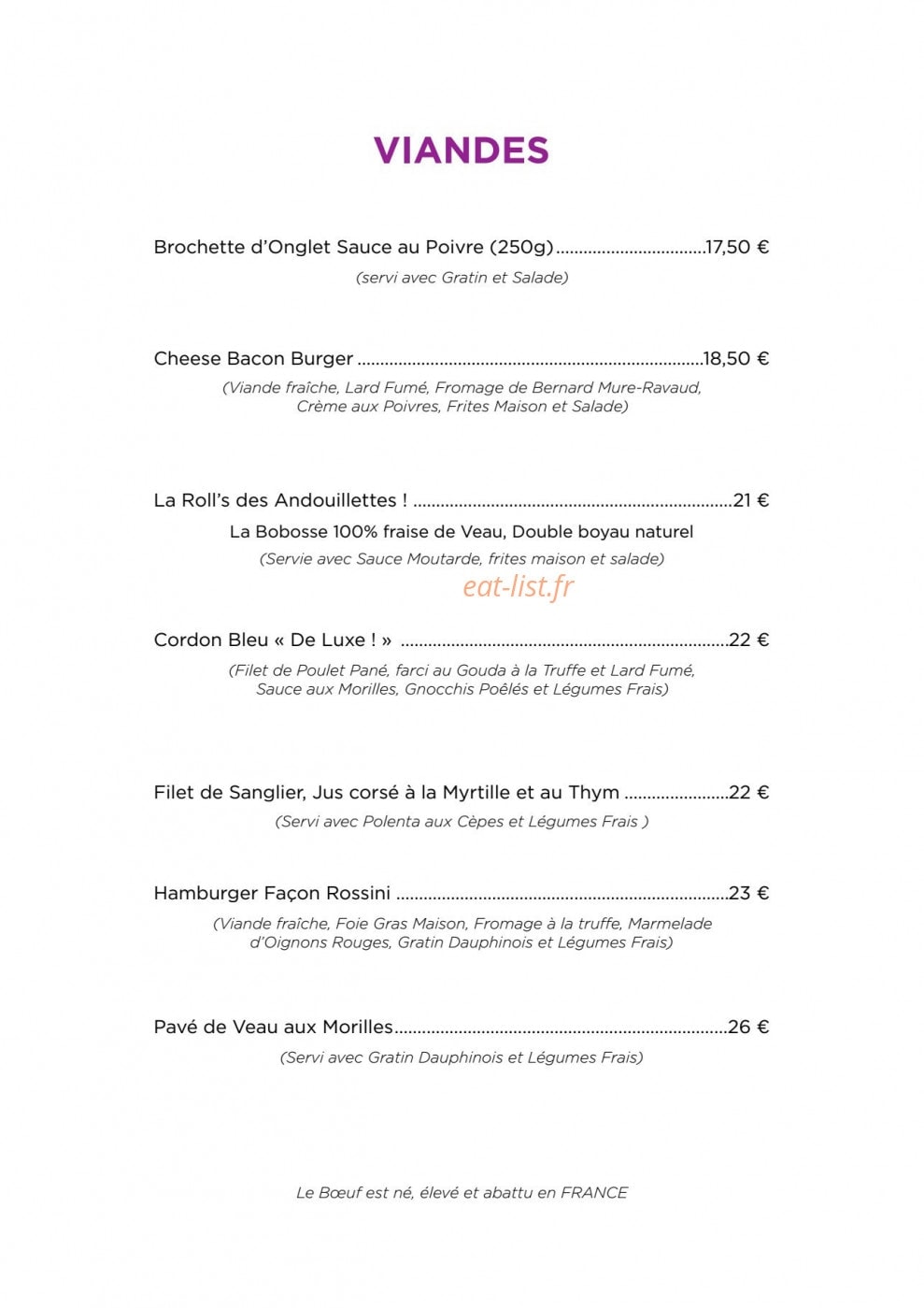 The Station house — carte page 4