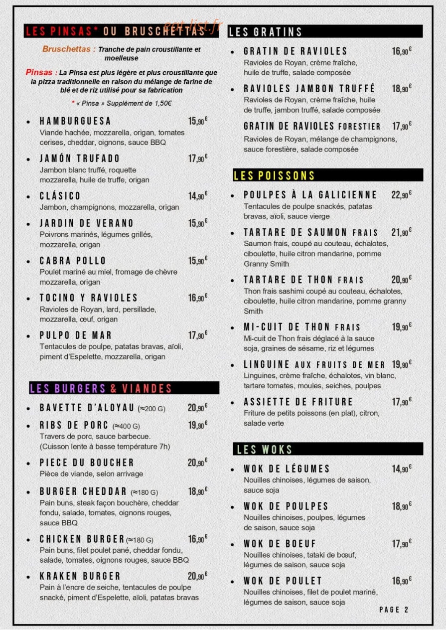 Apéri'Klub — carte page 6