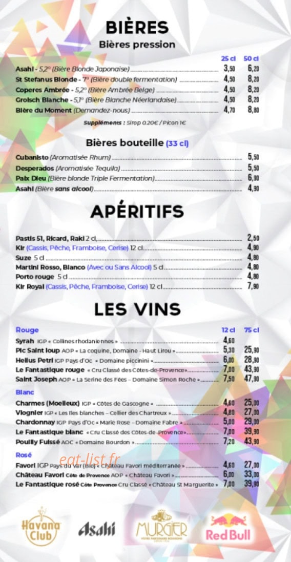 Apéri'Klub — carte page 12