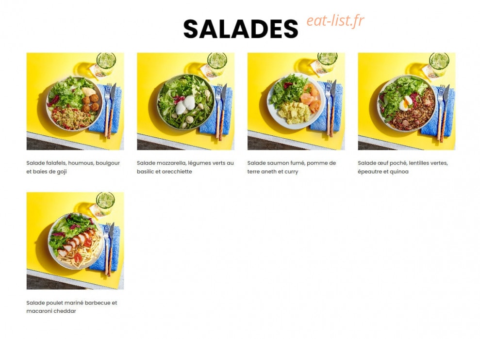 Bagelstein — carte page 2