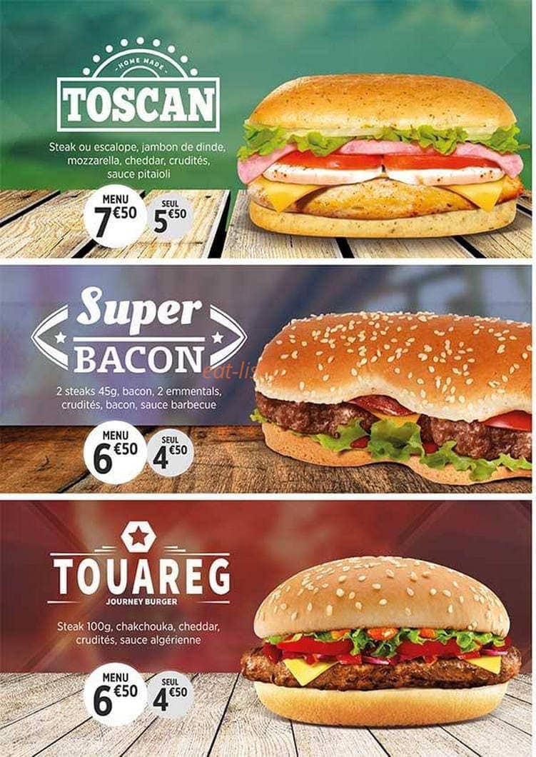 Burger Club — carte page 7