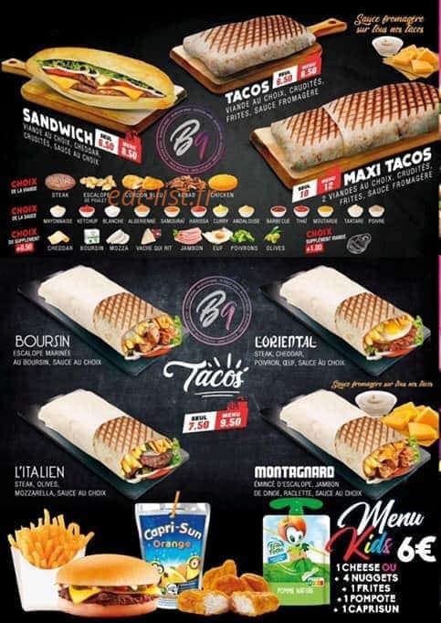 Burger Nine — carte page 4