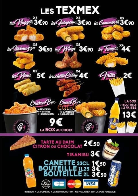Burger Nine — carte page 2