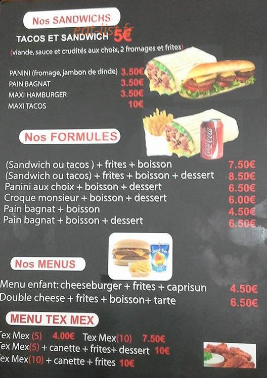 Chez paco — carte page 4