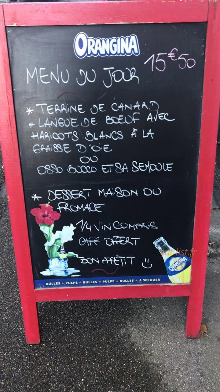 Chez Samette — carte page 1