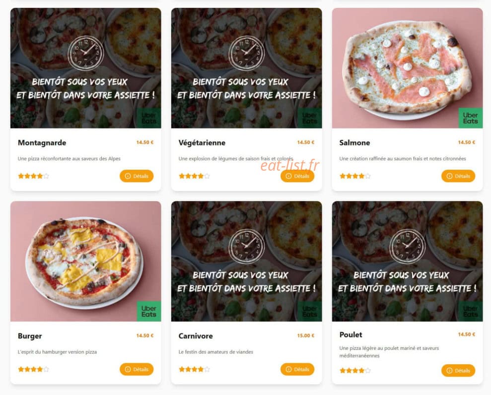 Chichi Pizza — carte page 2