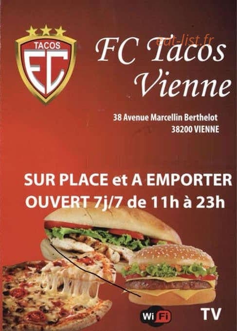 Fc tacos — carte page 1