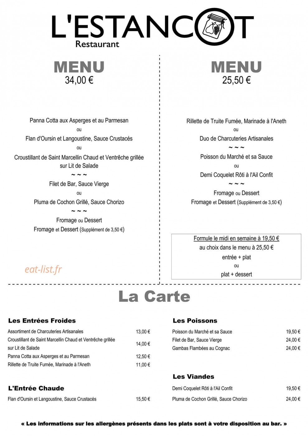 L'Estancot — carte page 1