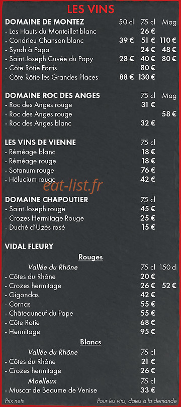 La Brasserie d'Alice — carte page 5