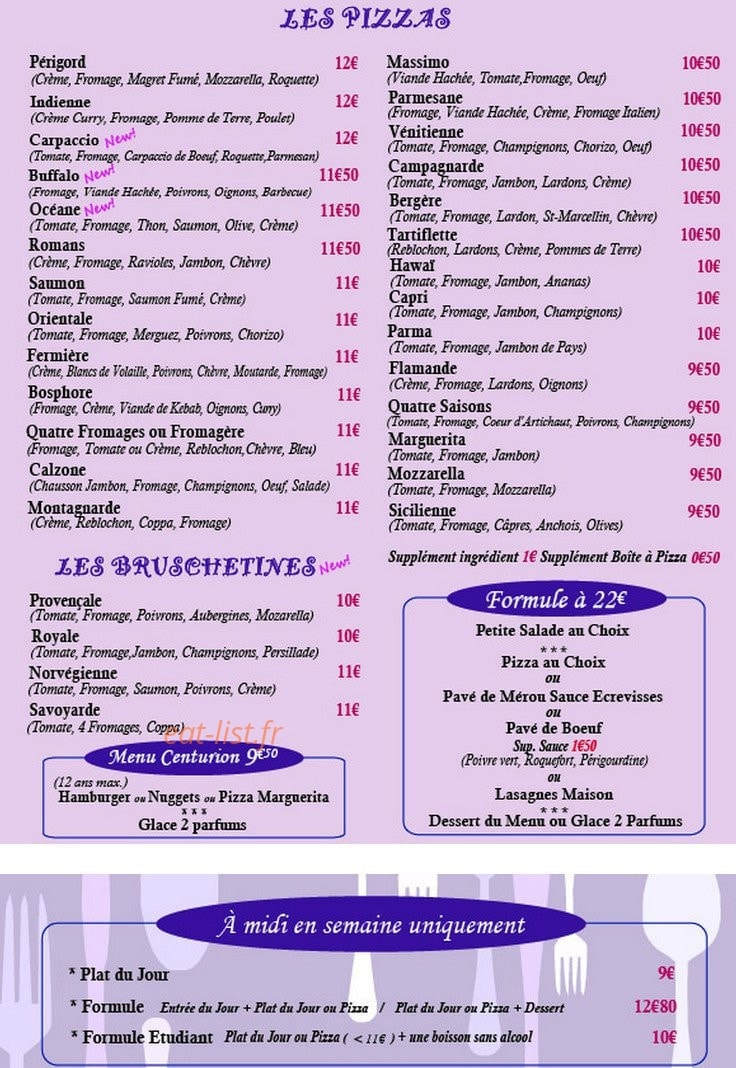 La Romaine — carte page 3